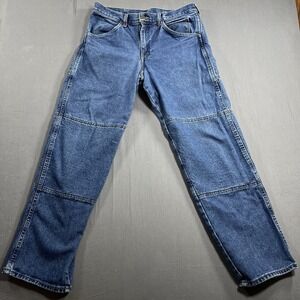 VTG Draggin Jeans Men 34x32 Motorcycle Riding KEVLAR Lined Denim Double Knee USA